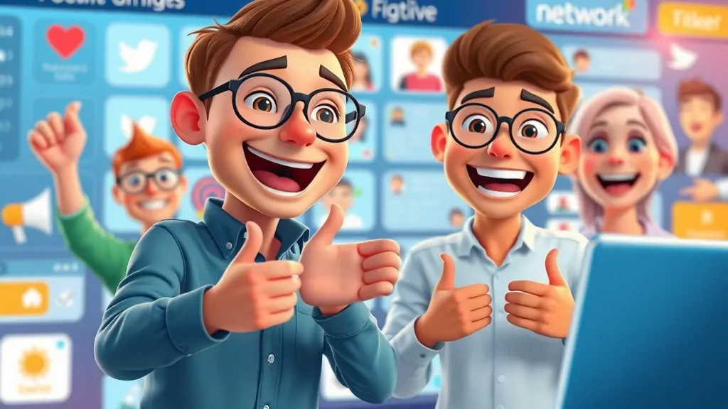 vibrant social media engagement, customers sharing and liking brand stories, building trust online